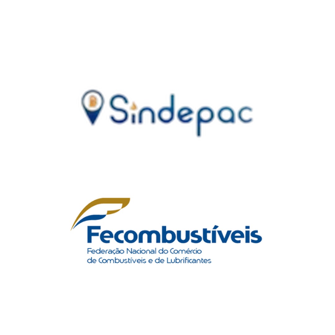 Logomarcas do Sindepac e da Fecombustíveis - campanha sobre jornada de trabalho 6x1